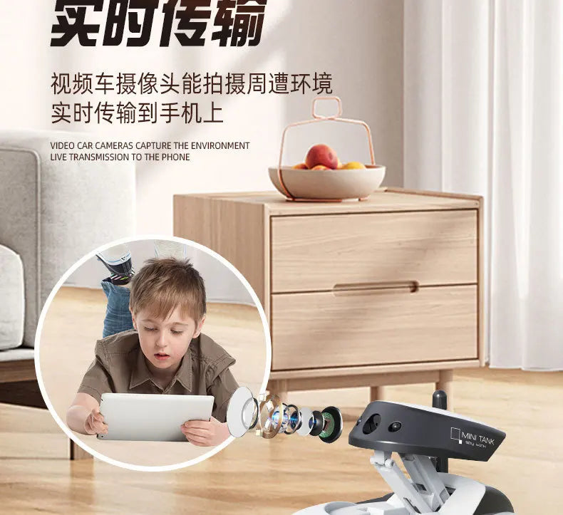 Gifit 777272 WiFi RC Tank With Camera Four Channel Toy For Kids - Mobility Buy