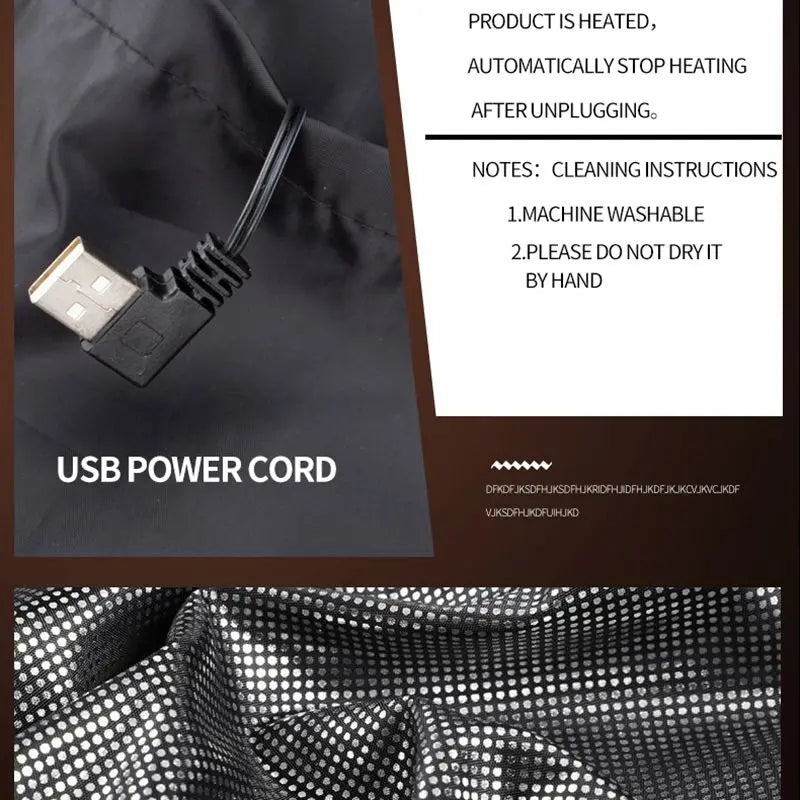 Heated Electric Jacket = USB Heating - Mobility Buy