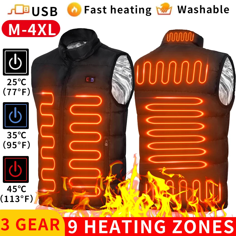 Heated Electric Jacket = USB Heating - Mobility Buy