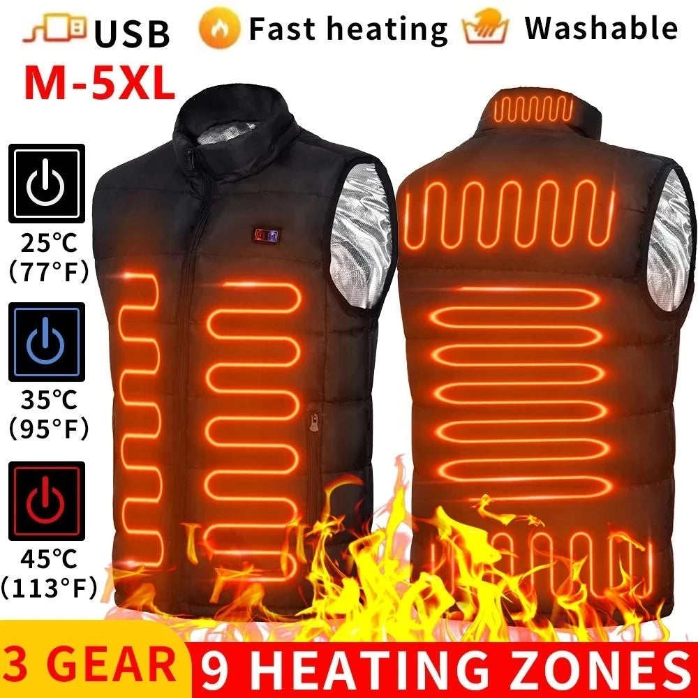 Heated Electric Jacket = USB Heating - Mobility Buy