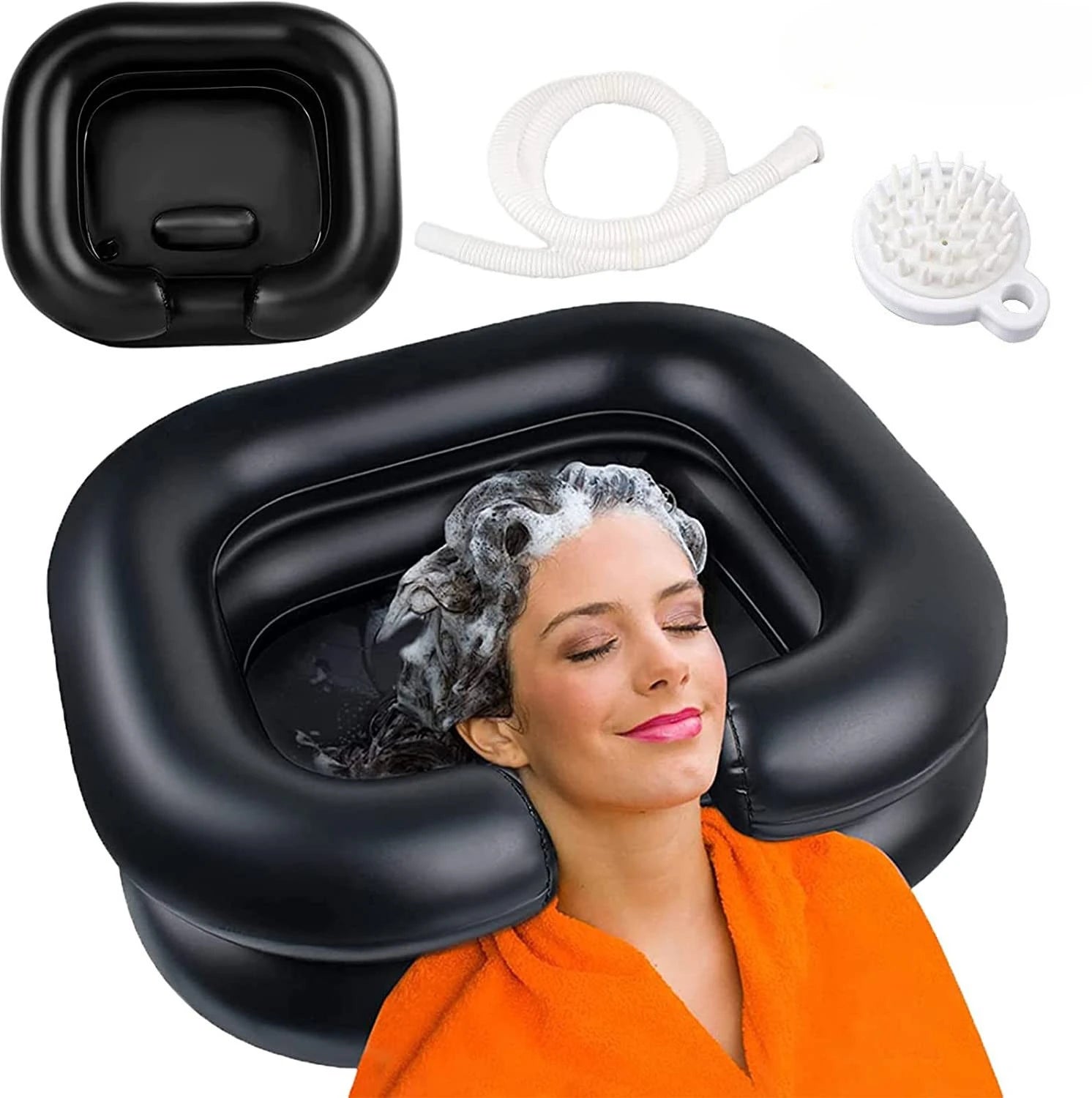 Inflatable Portable Hair Wash Basin With Pillow For Patient Care - Mobility Buy