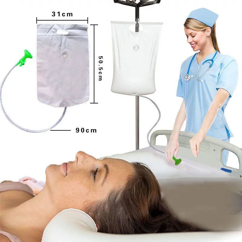Inflatable Portable Hair Wash Basin With Pillow For Patient Care - Mobility Buy