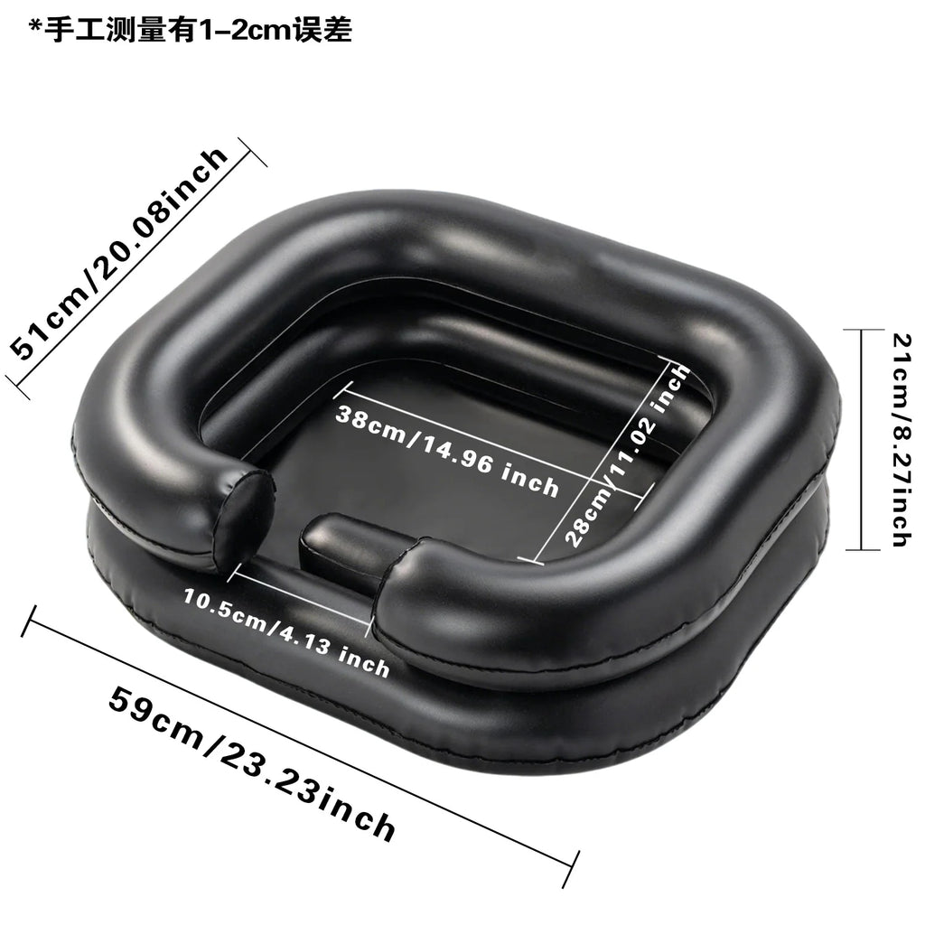 Inflatable Portable Hair Wash Basin With Pillow For Patient Care - Mobility Buy