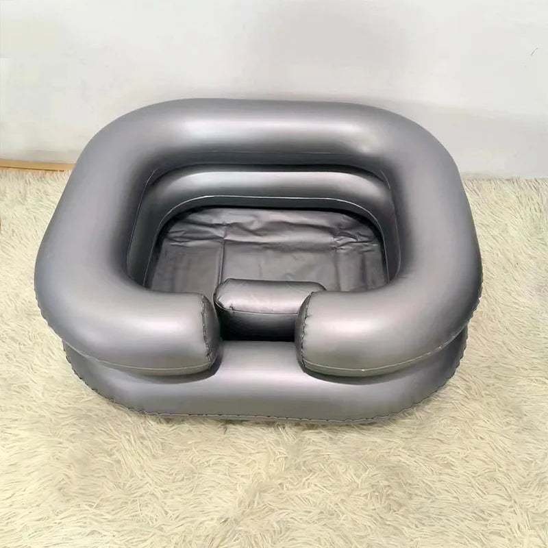 Inflatable Portable Hair Wash Basin With Pillow For Patient Care - Mobility Buy