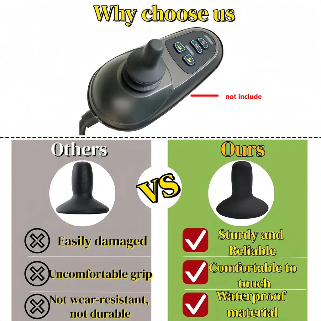 Jet Rubber Joystick Buttons For Electric Wheelchairs Repair Kit Fits Hoveround - Mobility Buy