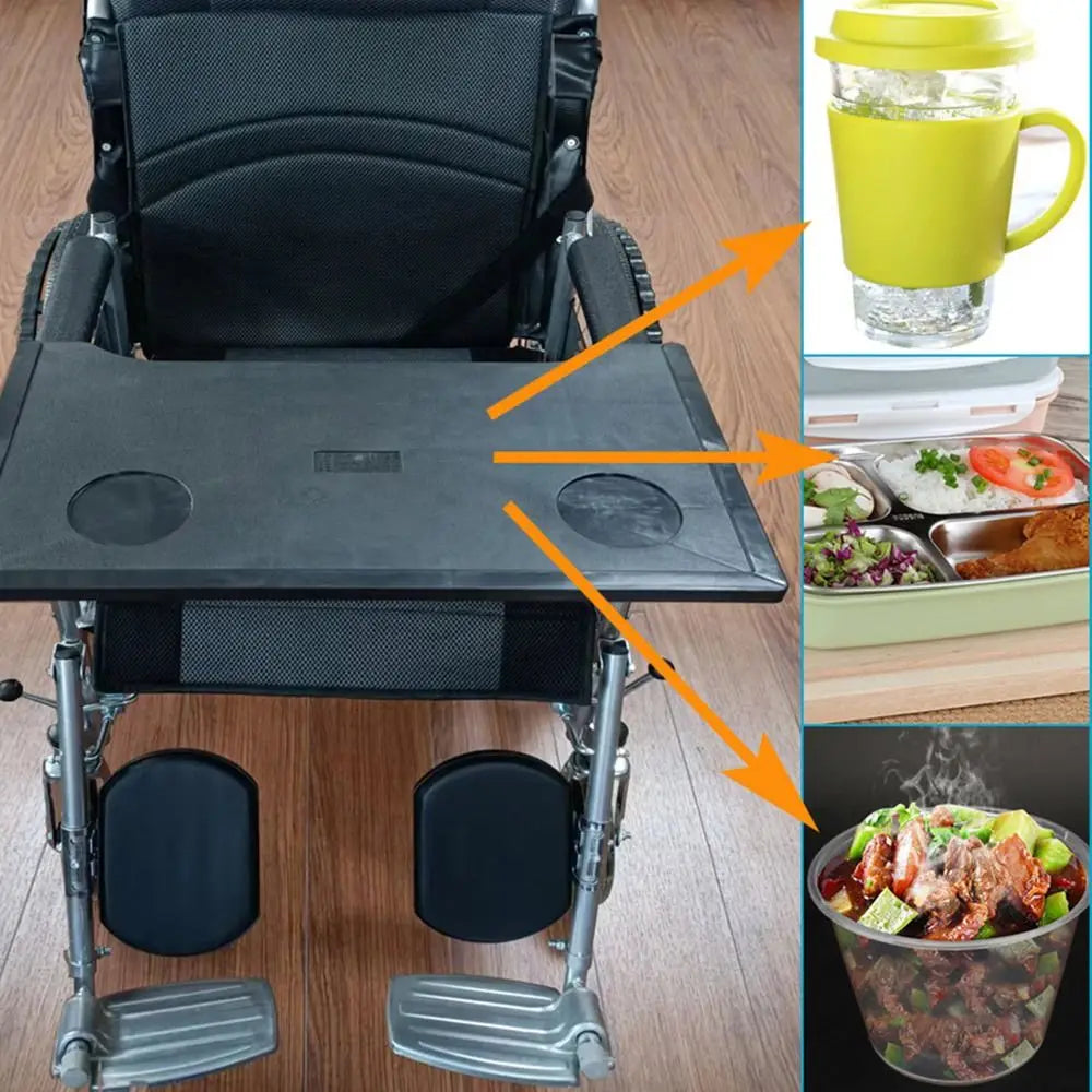 Lightweight Detachable Wheelchair Tray Table Easy To Install Waterproof - Mobility Buy