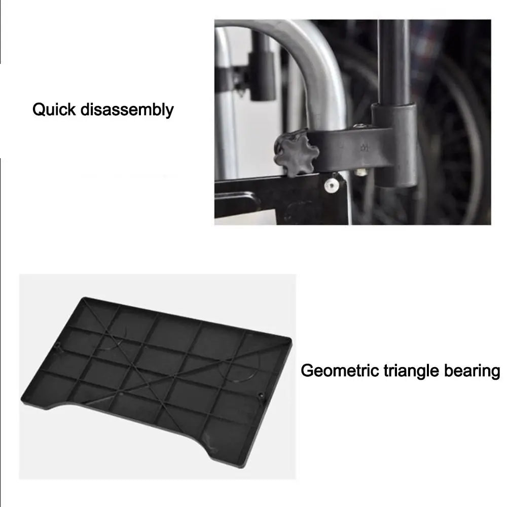 Lightweight Detachable Wheelchair Tray Table Easy To Install Waterproof - Mobility Buy