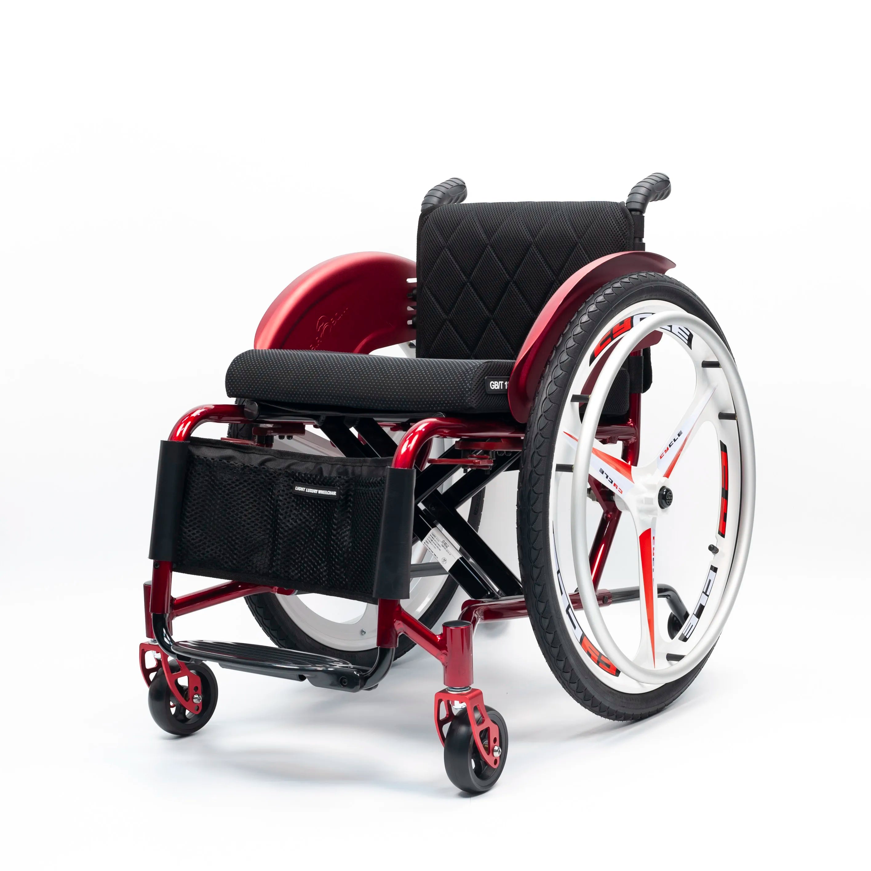 Lightweight Folding Sports Wheelchair 5803 for Adults and Seniors Colorful - Mobility Buy