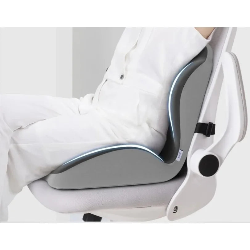 Lumbar Support Memory Foam Cushion for Ergonomic Posture and Pressure Relief - Mobility Buy