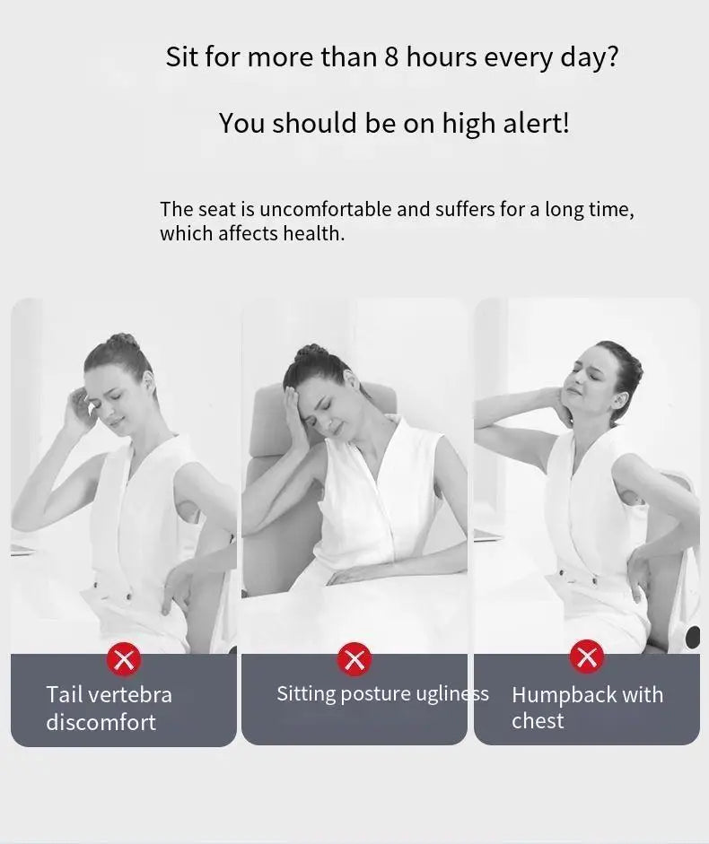 Lumbar Support Memory Foam Cushion for Ergonomic Posture and Pressure Relief - Mobility Buy