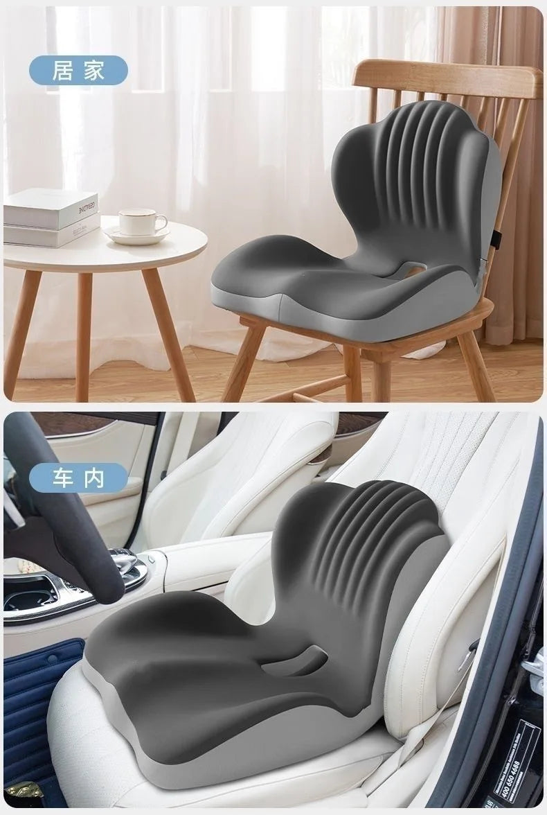 Lumbar Support Memory Foam Cushion for Ergonomic Posture and Pressure Relief - Mobility Buy