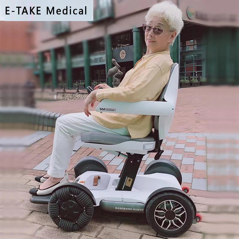 Luxury Electric folding wheelchair w Remote - Mobility Buy