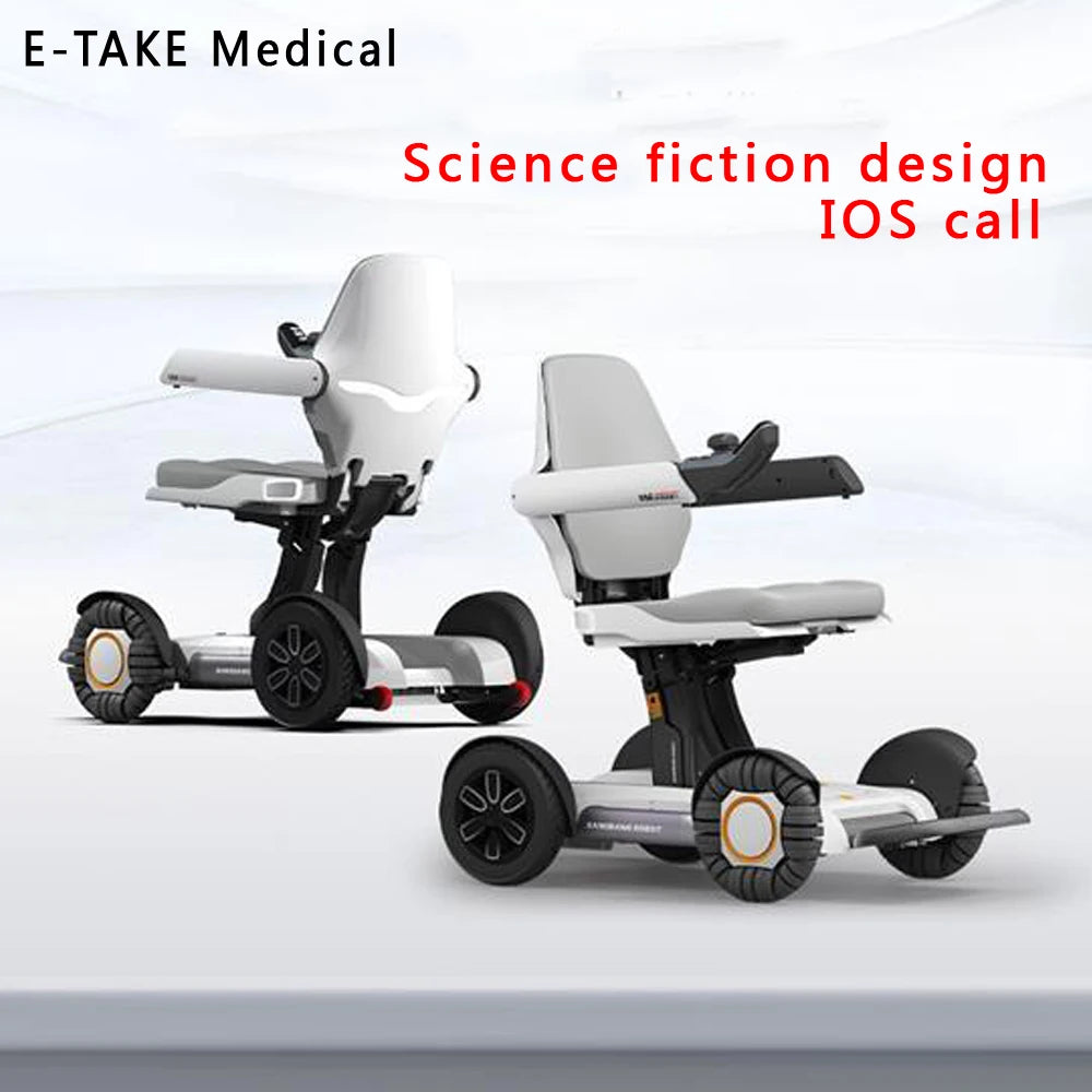 Luxury Electric folding wheelchair w Remote - Mobility Buy