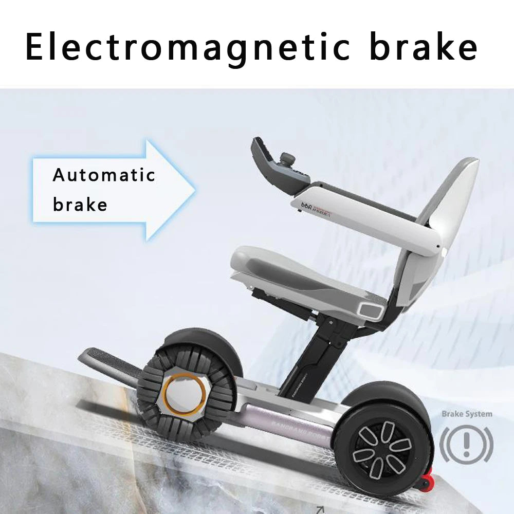 Luxury Electric folding wheelchair w Remote - Mobility Buy