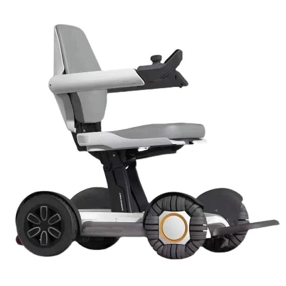 Luxury Electric folding wheelchair w Remote - Mobility Buy