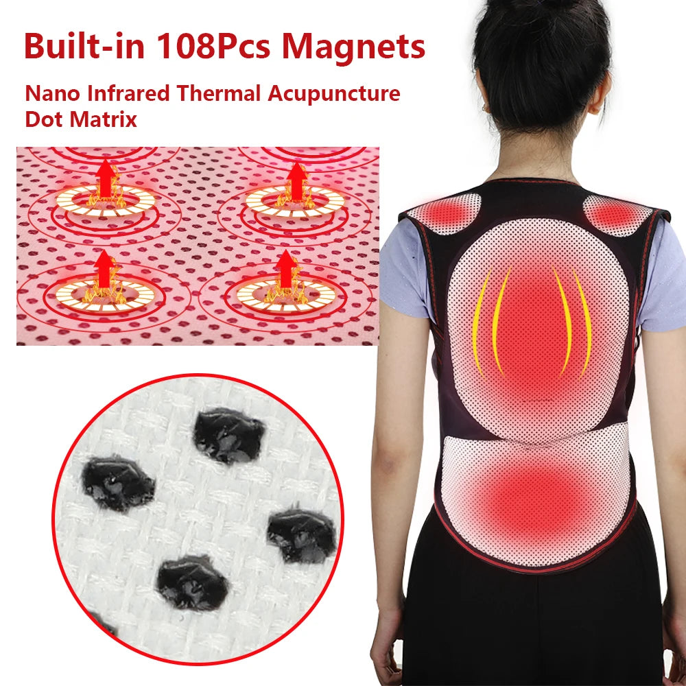 Magnetic Self Heating Back Brace For Posture Correction - Mobility Buy