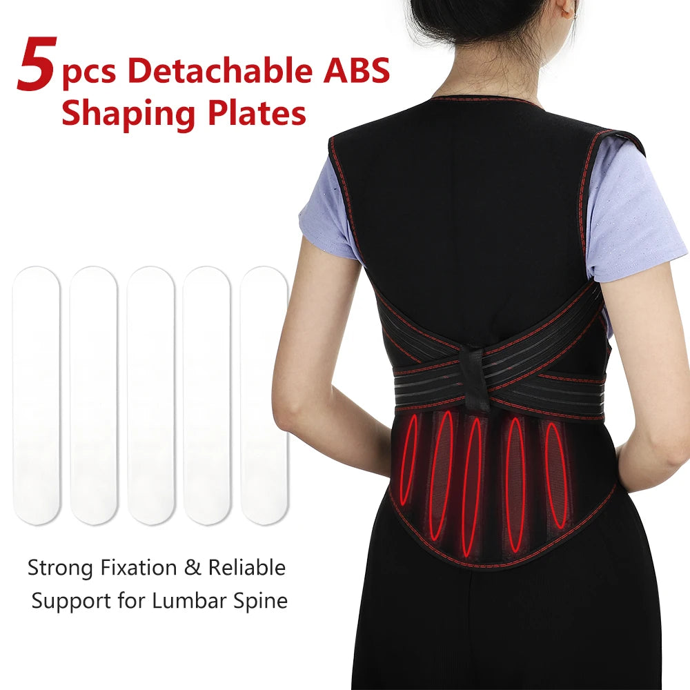 Magnetic Self Heating Back Brace For Posture Correction - Mobility Buy