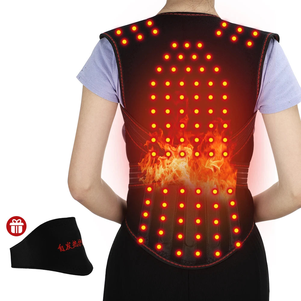 Magnetic Self Heating Back Brace For Posture Correction - Mobility Buy