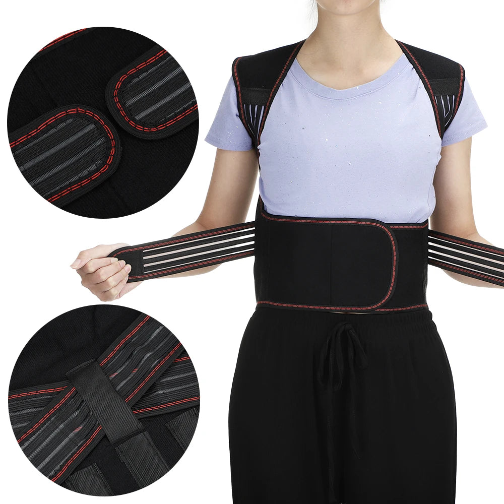 Magnetic Self Heating Back Brace For Posture Correction - Mobility Buy