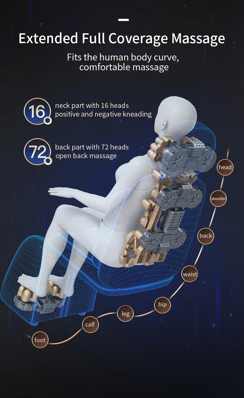 Massage Chair Full BodyNeck Back Waist Leg Infrared Heating - Mobility Buy