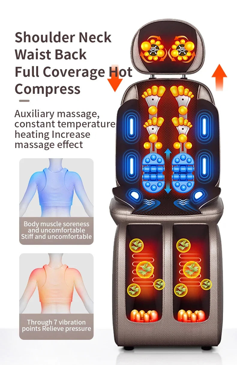 Massage Chair Full BodyNeck Back Waist Leg Infrared Heating - Mobility Buy