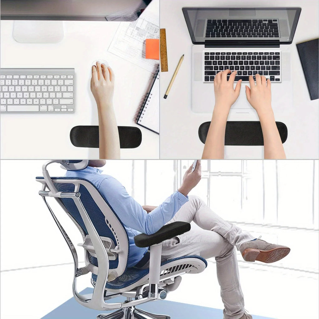 Memory Foam Armrest Pads For Office Chair Universal Fit Desk Chair Cushion - Mobility Buy