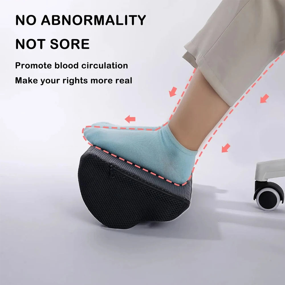 Memory Foam Under Desk Foot Rest Leg Elevation Pillow For Gaming And Home Office - Mobility Buy