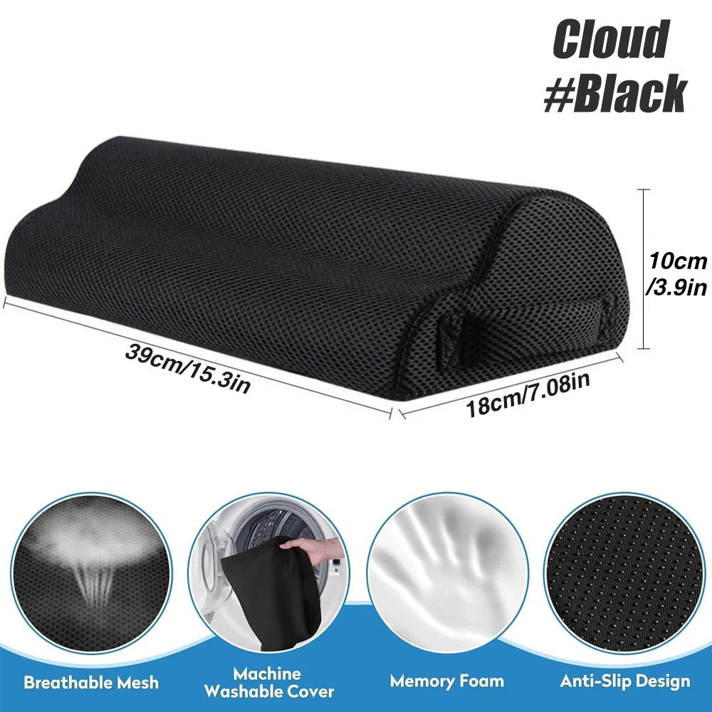 Memory Foam Under Desk Foot Rest Leg Elevation Pillow For Gaming And Home Office - Mobility Buy
