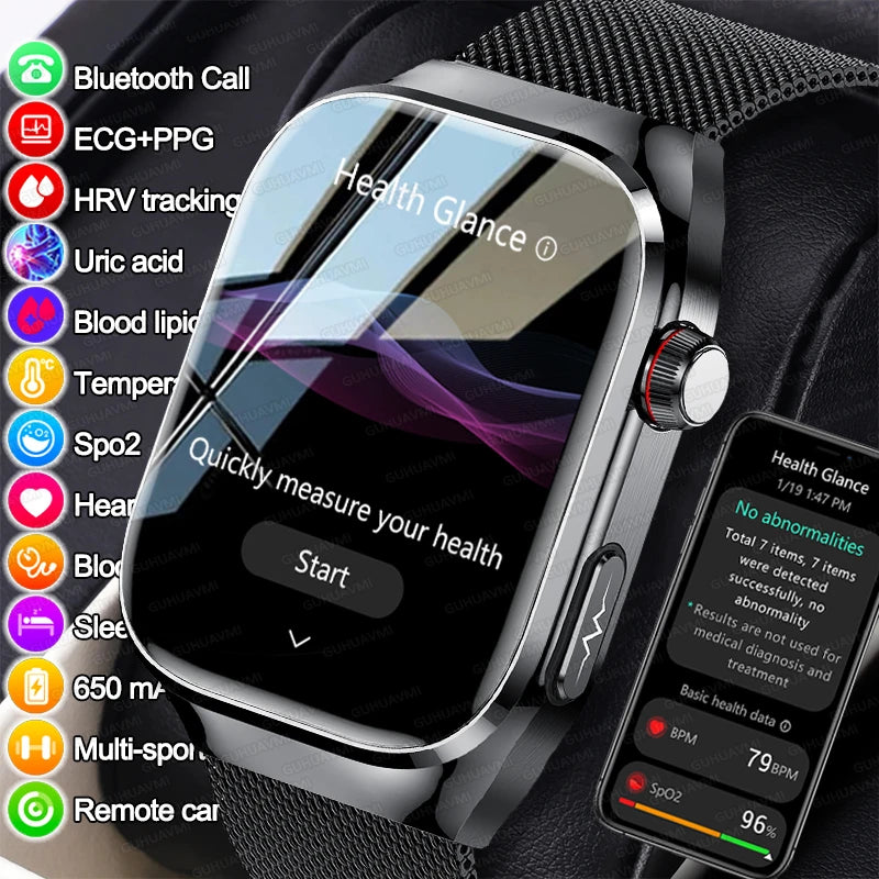Micro Physical Exam Smart Watch - Health check Bluetooth - Mobility Buy