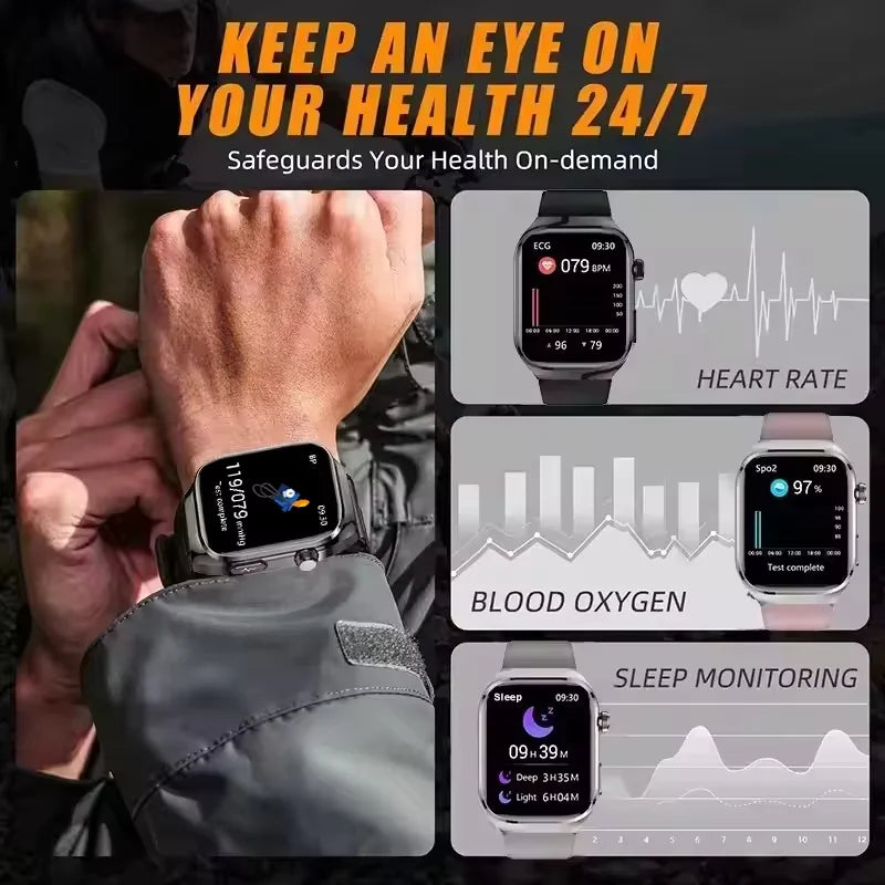 Micro Physical Exam Smart Watch - Health check Bluetooth - Mobility Buy