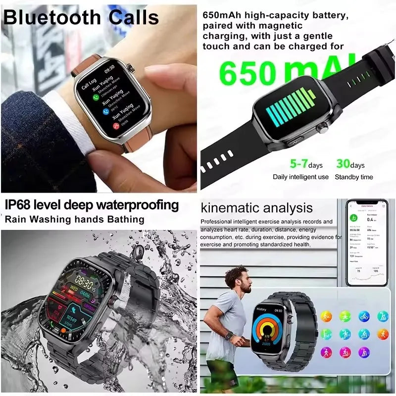 Micro Physical Exam Smart Watch - Health check Bluetooth - Mobility Buy