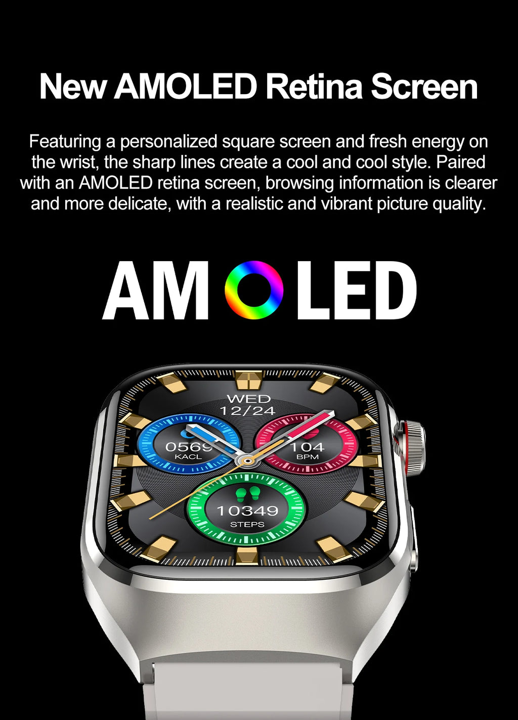 Micro Physical Exam Smart Watch - Health check Bluetooth - Mobility Buy