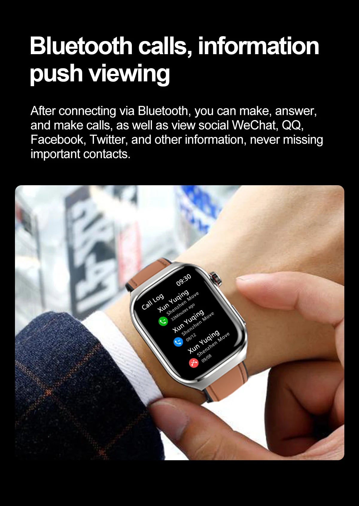 Micro Physical Exam Smart Watch - Health check Bluetooth - Mobility Buy