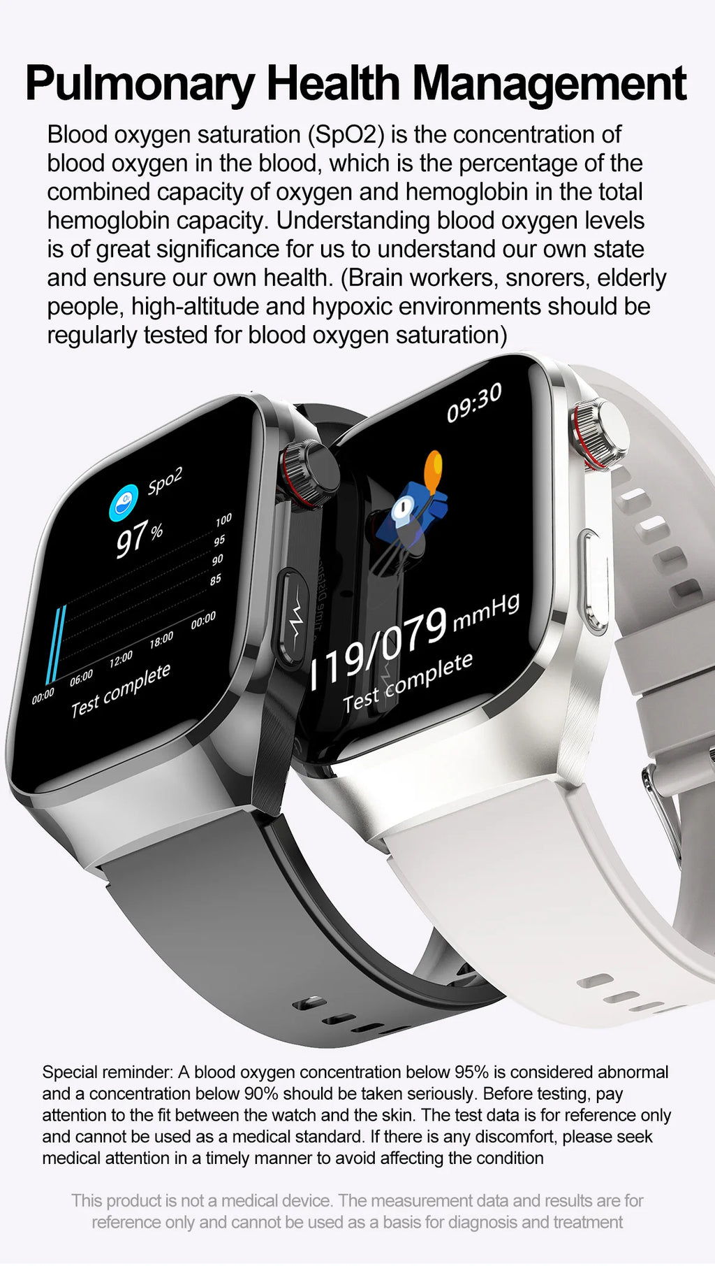 Micro Physical Exam Smart Watch - Health check Bluetooth - Mobility Buy
