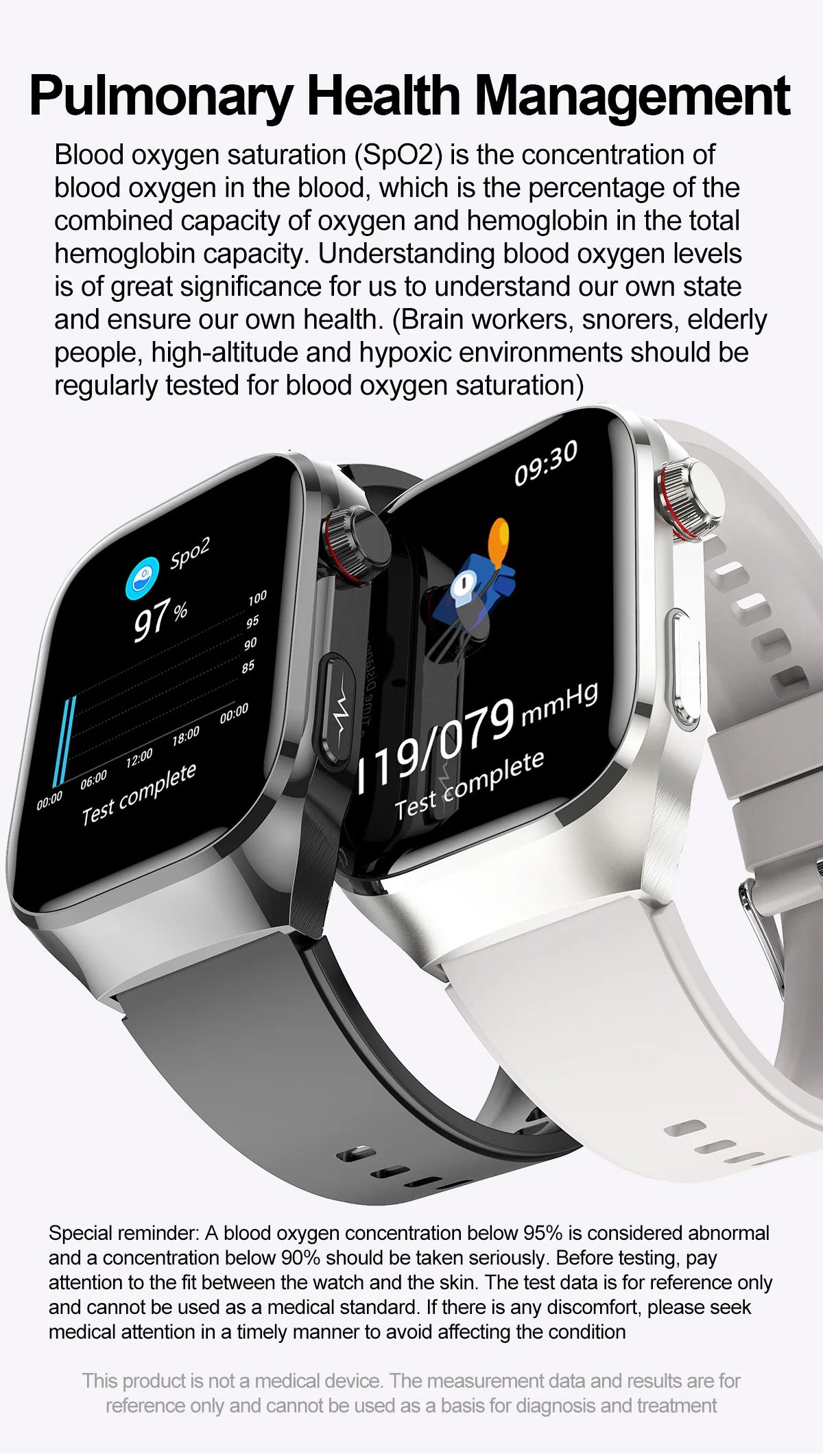 Micro Physical Exam Smart Watch - Health check Bluetooth - Mobility Buy