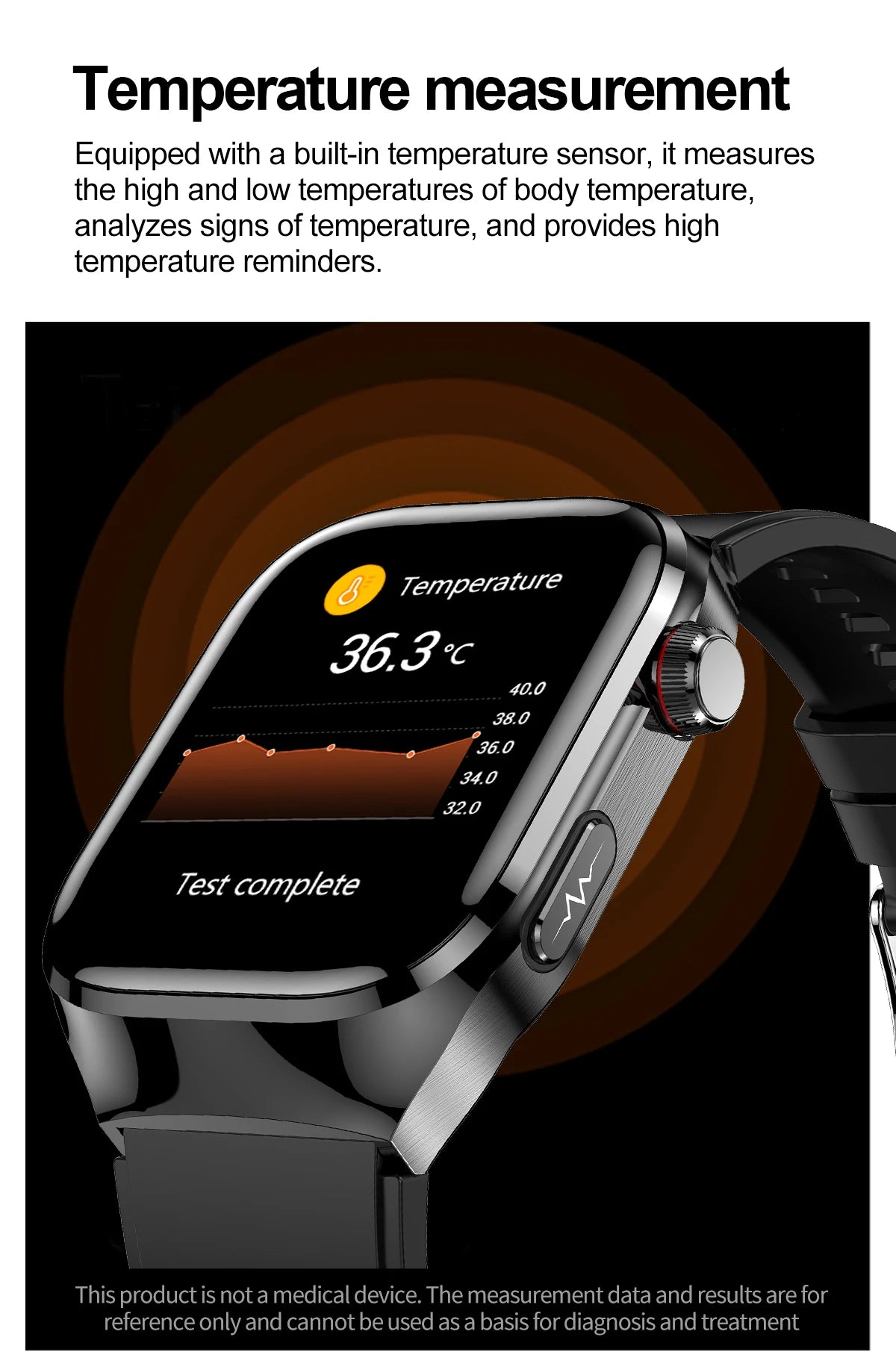 Micro Physical Exam Smart Watch - Health check Bluetooth - Mobility Buy