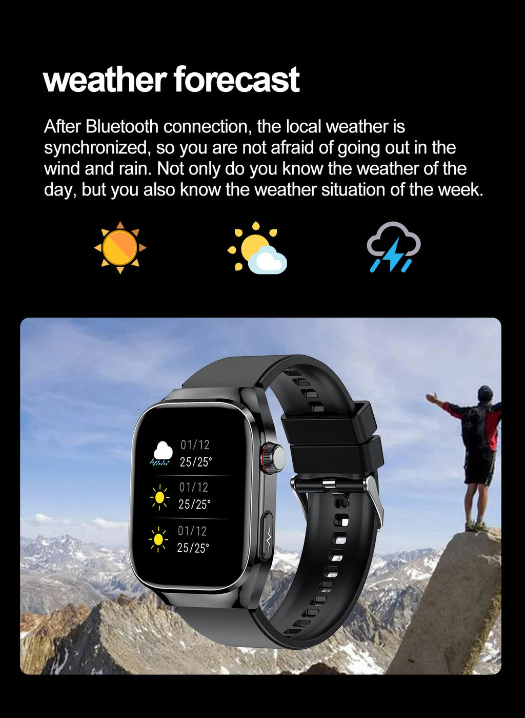 Micro Physical Exam Smart Watch - Health check Bluetooth - Mobility Buy