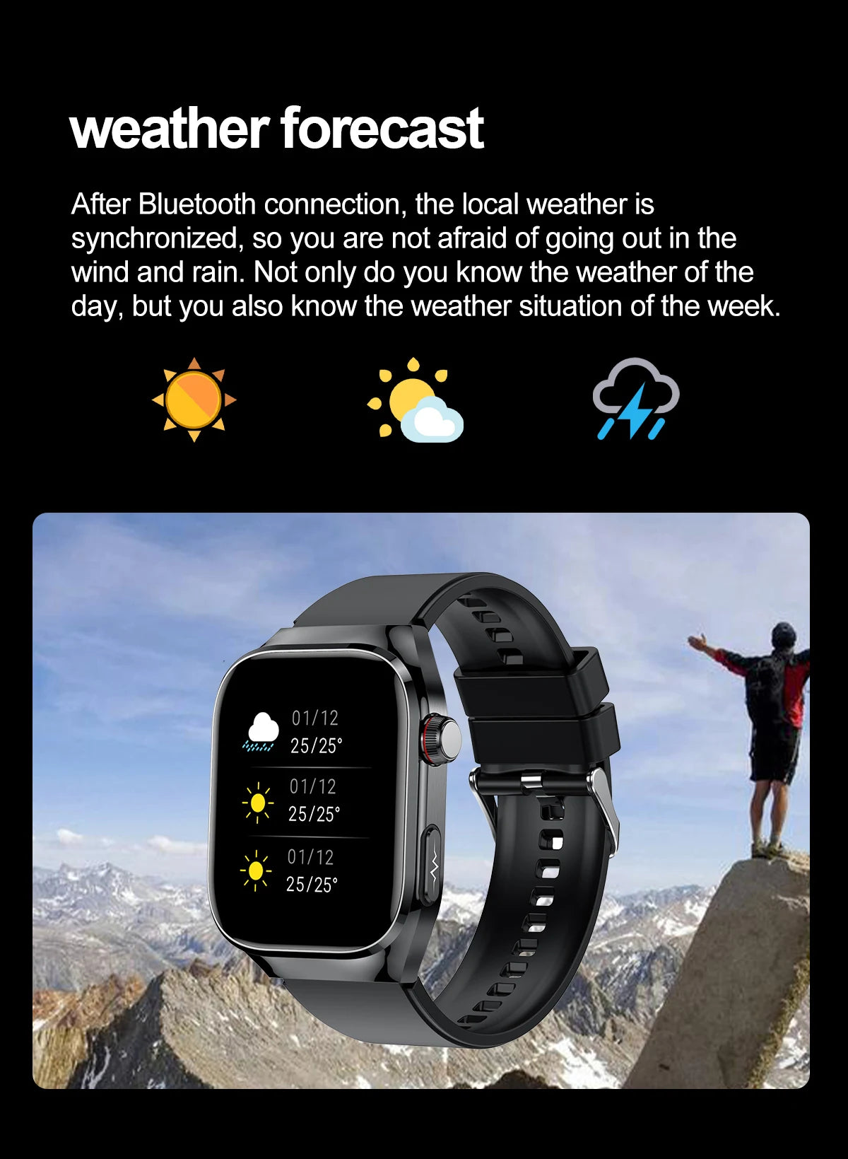 Micro Physical Exam Smart Watch - Health check Bluetooth - Mobility Buy