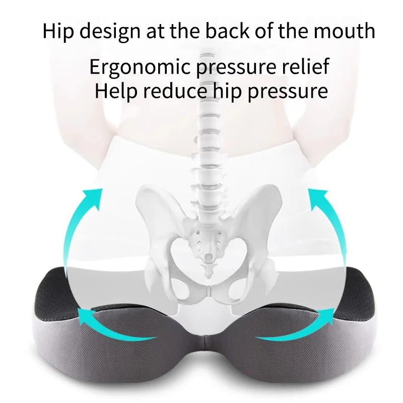 Non Slip Orthopedic Memory Foam Prostate Cushion Tailbone Sciatica Pain Relief - Mobility Buy