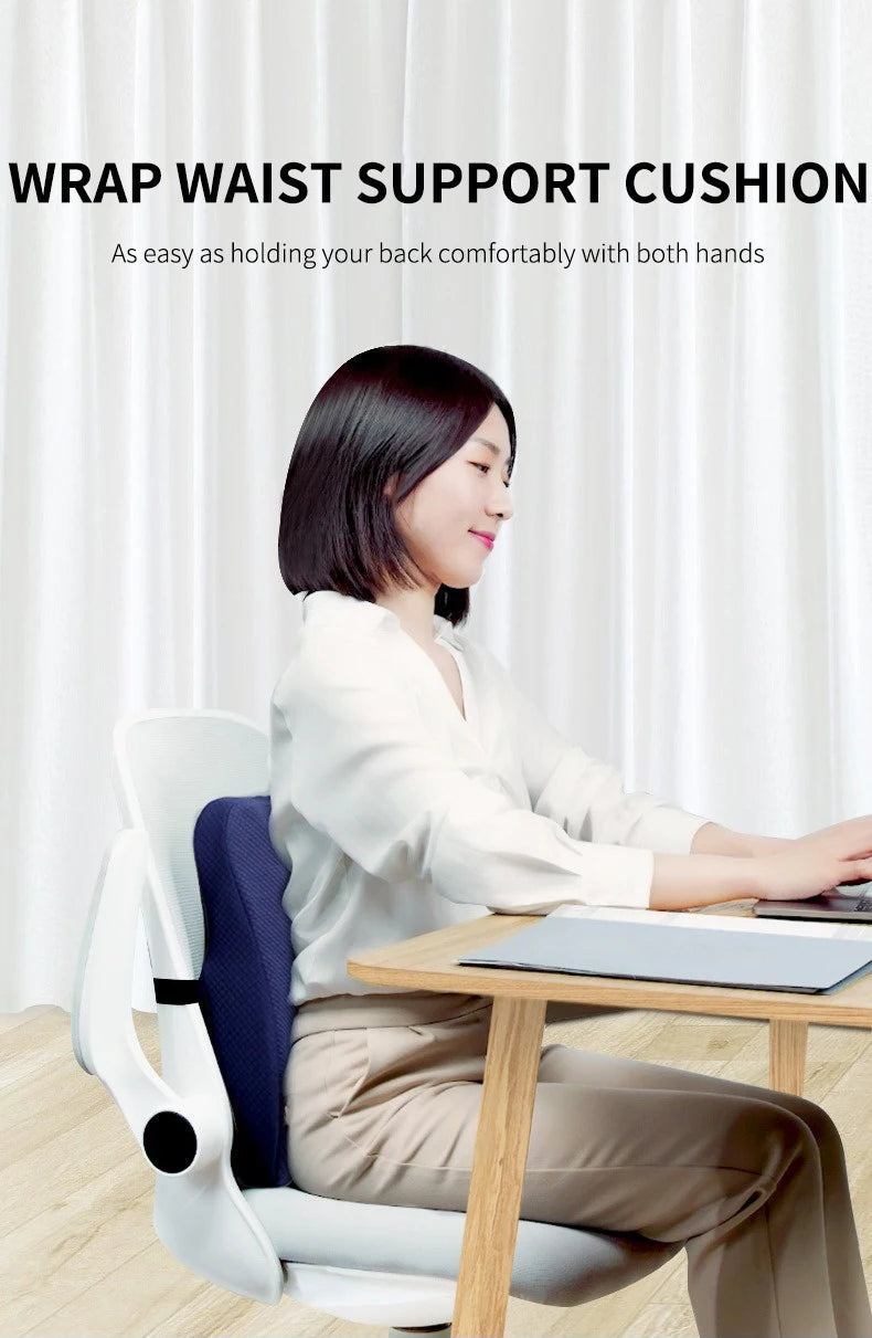 Orthopaedic Seat and Back Cushion Set- Lumbar Support - Mobility Buy