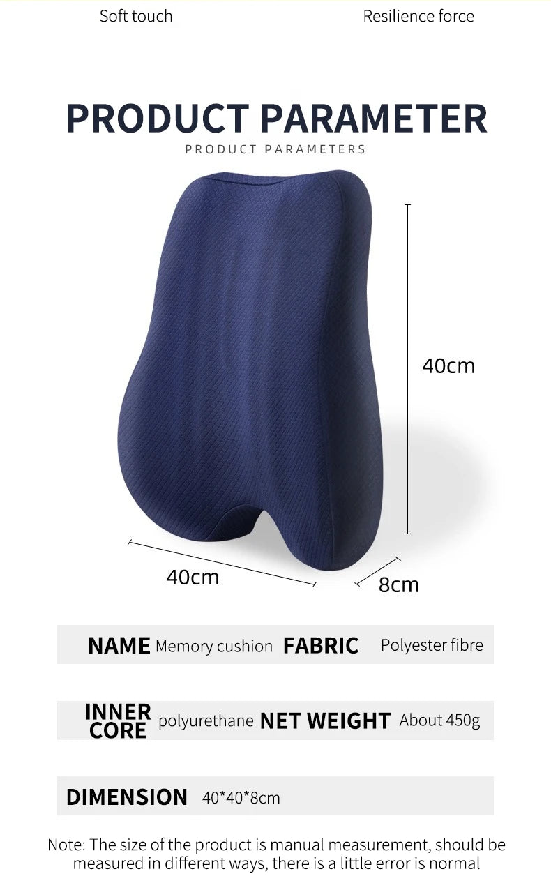 Orthopaedic Seat and Back Cushion Set- Lumbar Support - Mobility Buy