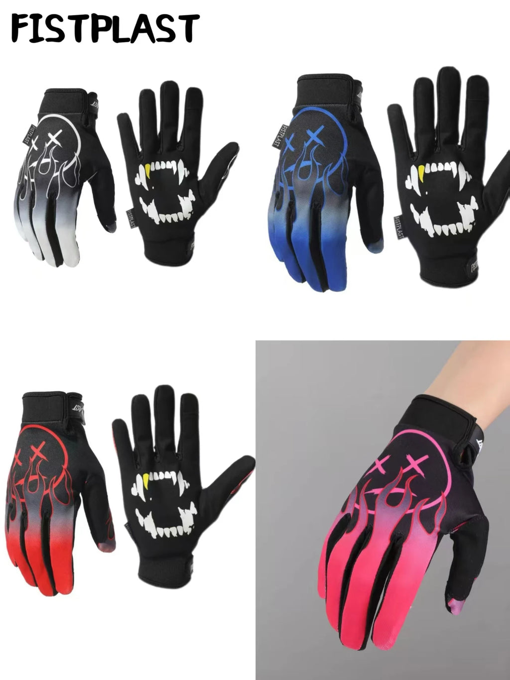 Personality Wheelchair Riding Long Finger Touch Screen Gloves - Mobility Buy