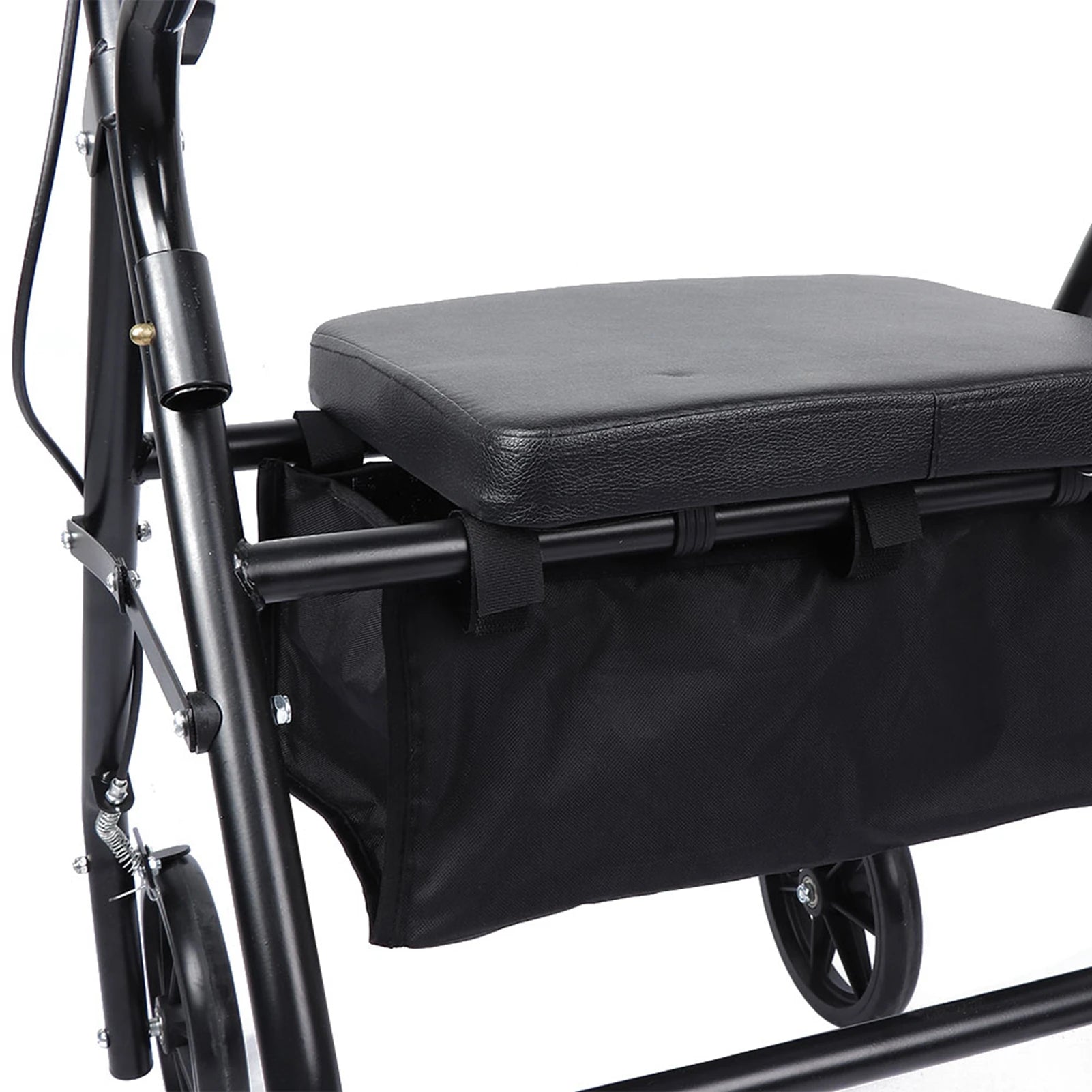 Portable Foldable Rollator Walker Basket Large Capacity Reusable Under Seat Pouch Rollator Hanging Bag Four Wheel Rollator - Mobility Buy