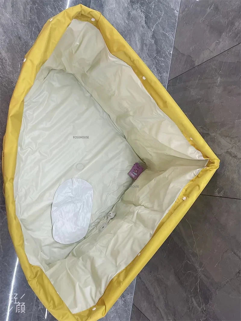 Portable Foldable Triangular Bathtub For Adults Space Saving Bath Barrel - Mobility Buy