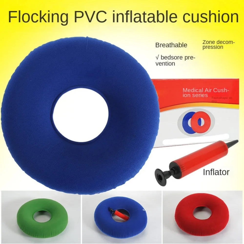 Postpartum Piles Ring Cushion Donut Pillow Vinyl Rubber Seat - Mobility Buy