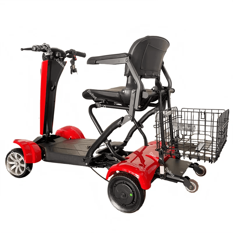 Powerful Automatic Folding Dual Motor Electric Mobility Scooter For Riders - Mobility Buy