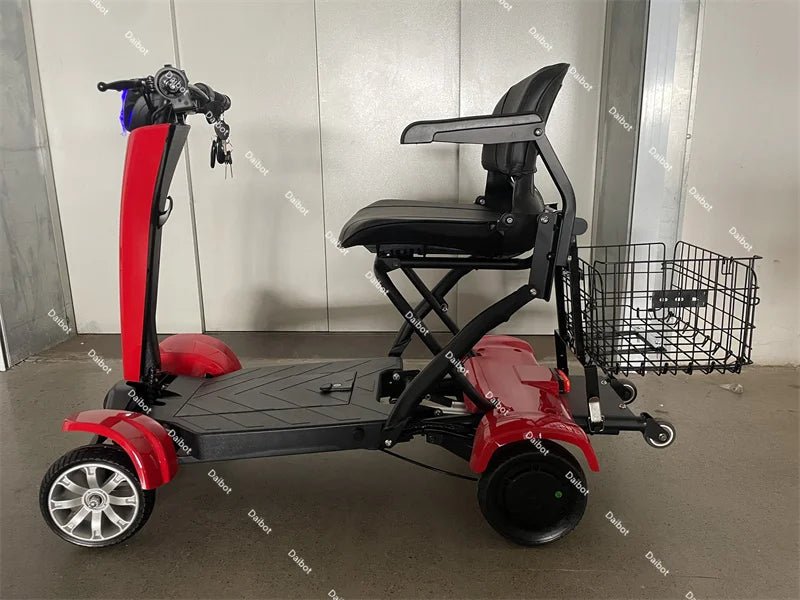 Powerful Automatic Folding Dual Motor Electric Mobility Scooter For Riders - Mobility Buy