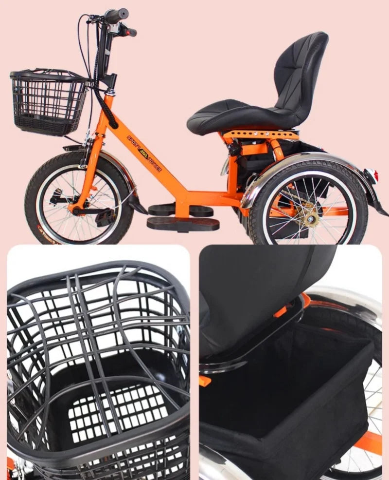 Premium 250W Three Wheel Mobility Scooter For Seniors With Basket - Mobility Buy