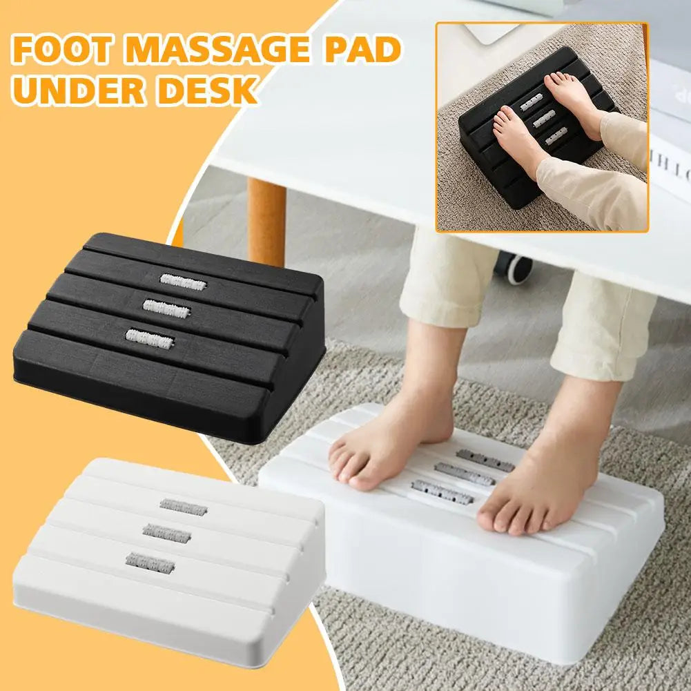 Premium Adjustable Under Desk Footrest With Massage For Office - Mobility Buy