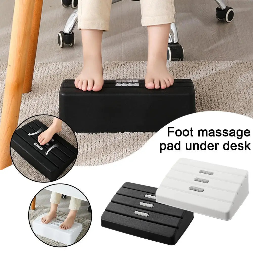 Premium Adjustable Under Desk Footrest With Massage For Office - Mobility Buy